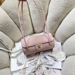 Mirror Quality Replica Chanel Small Bowling Bag AS6143 in Pink Clone