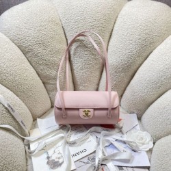 Mirror Quality Replica Chanel Small Bowling Bag AS6143 in Pink Clone