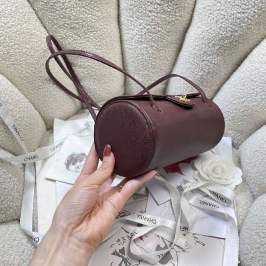 Luxury Replica Chanel Small Bowling Bag AS6143 in Bordeaux Knockoff Mirror Quality Replica Chanel Small Bowling Bag AS6143 in Bordeaux Clone