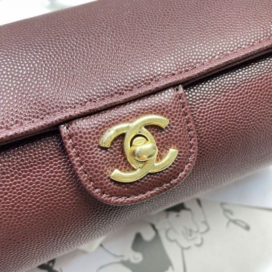 Luxury Replica Chanel Small Bowling Bag AS6143 in Bordeaux Knockoff Mirror Quality Replica Chanel Small Bowling Bag AS6143 in Bordeaux Clone