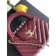Mirror Quality Replica Chanel Kelly Handbag AS4416 with Chevron Quilting in Burgundy Clone