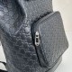Mirror Quality Replica Gucci Men's Medium Backpack with GG Emblem 854750 in Black Clone