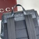 Mirror Quality Replica Gucci Men's Medium Backpack with GG Emblem 854750 in Black Clone