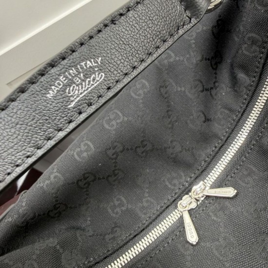 Mirror Quality Replica Gucci Men's Medium Brera Crossbody Bag 866938 in Black Clone