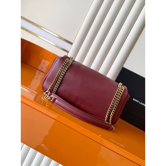 Luxury Replica YSL Saint Laurent Calypso Medium Crossbody Bag Brown Knockoff Mirror Quality Replica YSL Saint Laurent Calypso Medium Crossbody Bag Brown Clone