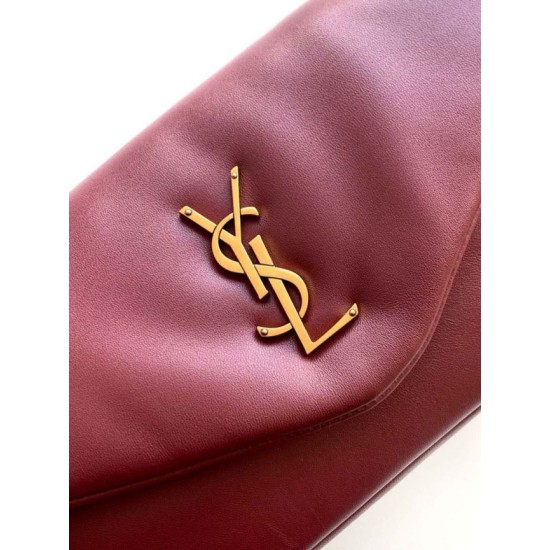 Luxury Replica YSL Saint Laurent Calypso Medium Crossbody Bag Brown Knockoff Mirror Quality Replica YSL Saint Laurent Calypso Medium Crossbody Bag Brown Clone