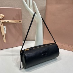 Mirror Quality Replica Miu Miu Compact Nappa Leather Clutch 5NE851 Black Clone