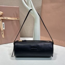 Mirror Quality Replica Miu Miu Compact Nappa Leather Clutch 5NE851 Black Clone