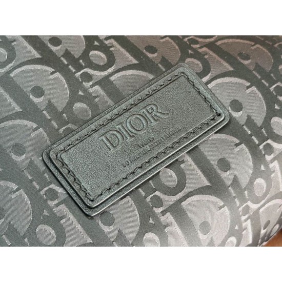 Luxury Replica Dior Trek Zip-Across Body Bag Dior Oblique Nylon Black Knockoff Mirror Quality Replica Dior Trek Zip-Across Body Bag Dior Oblique Nylon Black Clone