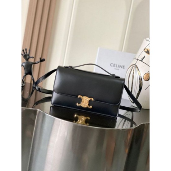 Mirror Quality Replica Celine Medium Triomphe Folio Bag Brown Clone
