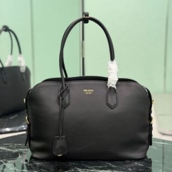 Mirror Quality Replica Prada Large Tote Bag 1BG600 Black Clone
