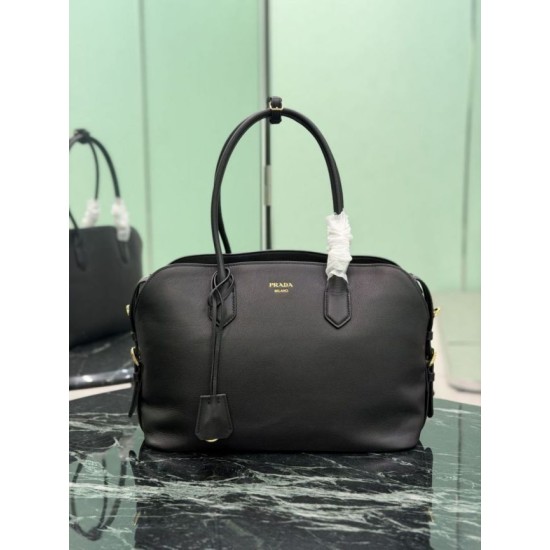 Mirror Quality Replica Prada Large Tote Bag 1BG600 Black Clone