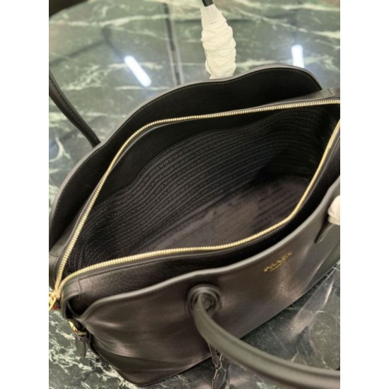 Mirror Quality Replica Prada Large Tote Bag 1BG600 Black Clone