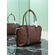 Mirror Quality Replica Prada Large Tote Bag 1BG600 Brown Clone