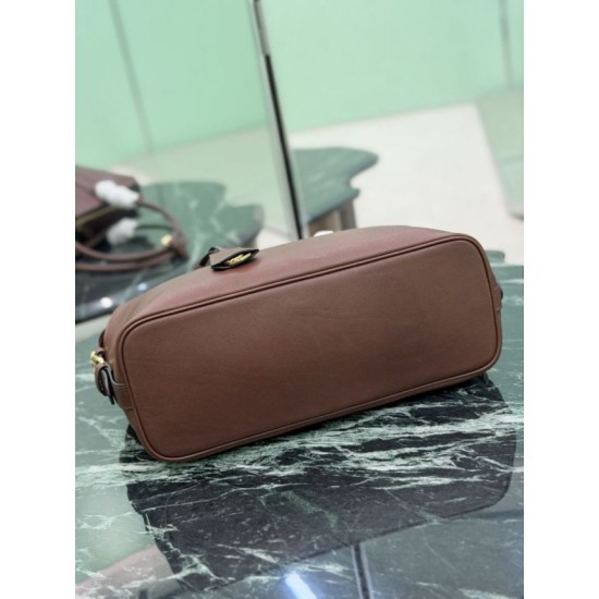 Mirror Quality Replica Prada Large Tote Bag 1BG600 Brown Clone