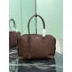 Mirror Quality Replica Prada Large Tote Bag 1BG600 Brown Clone