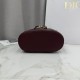 Luxury Replica Dior Lady Dior Micro Toiletry Bag in Bordeaux Knockoff Mirror Quality Replica Dior Lady Dior Micro Toiletry Bag in Bordeaux Clone