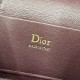 Luxury Replica Dior Lady Dior Micro Toiletry Bag in Bordeaux Knockoff Mirror Quality Replica Dior Lady Dior Micro Toiletry Bag in Bordeaux Clone