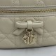 Luxury Replica Dior Lady Dior Micro Toiletry Bag in Apricot Knockoff Mirror Quality Replica Dior Lady Dior Micro Toiletry Bag in Apricot Clone