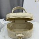 Luxury Replica Dior Lady Dior Micro Toiletry Bag in Apricot Knockoff Mirror Quality Replica Dior Lady Dior Micro Toiletry Bag in Apricot Clone