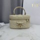 Luxury Replica Dior Lady Dior Micro Toiletry Bag in Apricot Knockoff Mirror Quality Replica Dior Lady Dior Micro Toiletry Bag in Apricot Clone