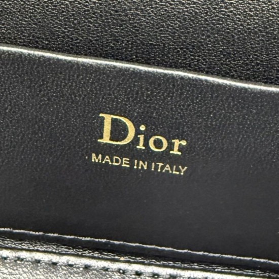 Luxury Replica Dior Lady Dior Micro Toiletry Bag in Black Knockoff Mirror Quality Replica Dior Lady Dior Micro Toiletry Bag in Black Clone