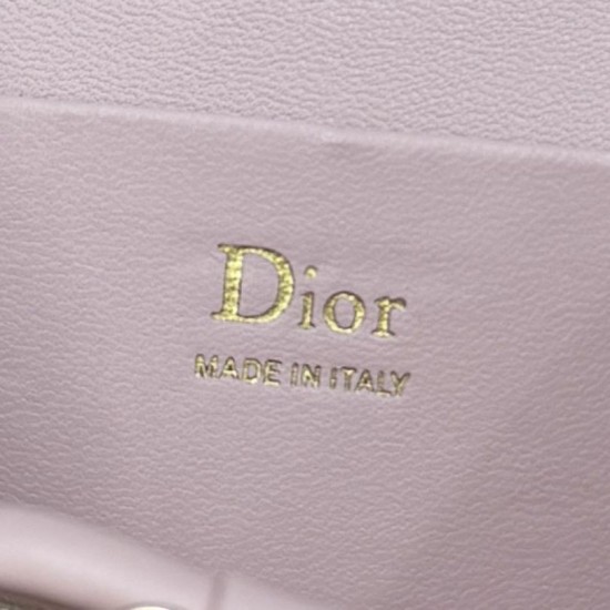 Luxury Replica Dior Lady Dior Micro Toiletry Bag in Pink Knockoff Mirror Quality Replica Dior Lady Dior Micro Toiletry Bag in Pink Clone
