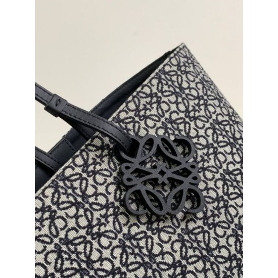 Luxury Replica Loewe East West Luxury Tote Bag in Anagram Jacquard Knockoff Mirror Quality Replica Loewe East West Luxury Tote Bag in Anagram Jacquard Clone