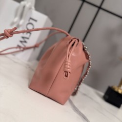 Luxury Replica Loewe Medium Flamenco Handbag in Pink Knockoff Mirror Quality Replica Loewe Medium Flamenco Handbag in Pink Clone