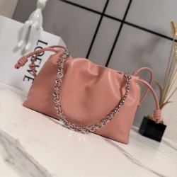 Mirror Quality Replica Loewe Medium Flamenco Handbag in Pink Clone