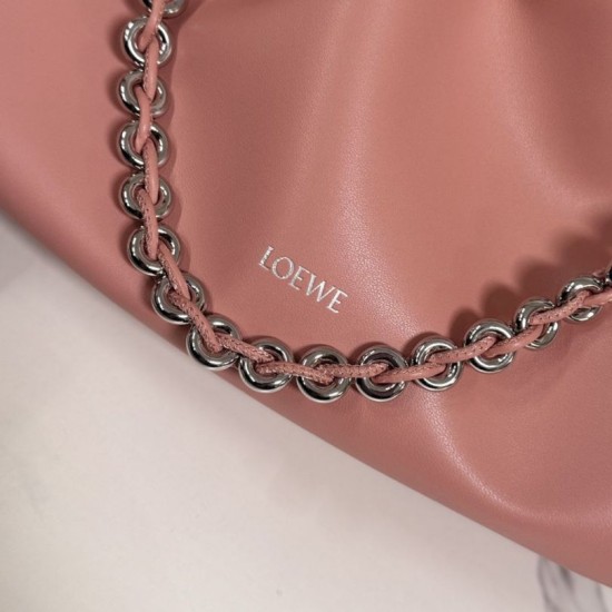 Luxury Replica Loewe Medium Flamenco Handbag in Pink Knockoff Mirror Quality Replica Loewe Medium Flamenco Handbag in Pink Clone