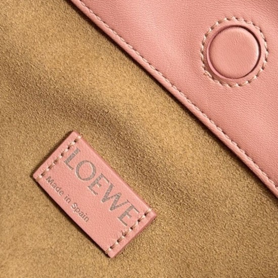Luxury Replica Loewe Medium Flamenco Handbag in Pink Knockoff Mirror Quality Replica Loewe Medium Flamenco Handbag in Pink Clone