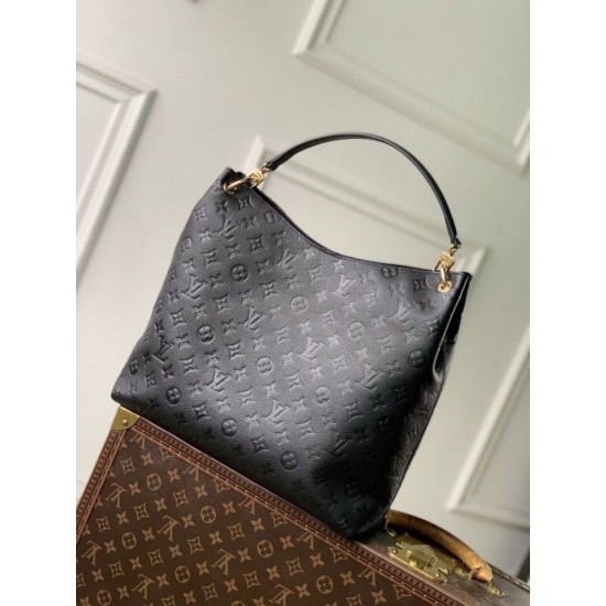 Luxury Replica Louis Vuitton Hobo Metis Bag M27189 in Black Knockoff Mirror Quality Replica Louis Vuitton Hobo Metis Bag M27189 in Black Clone