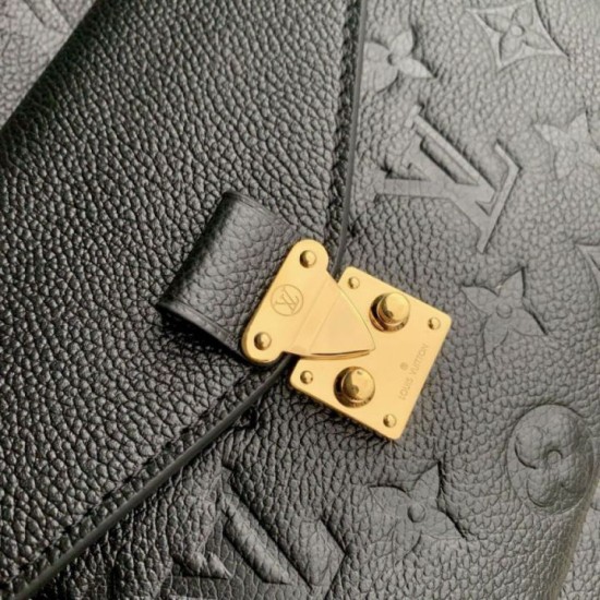 Luxury Replica Louis Vuitton Hobo Metis Bag M27189 in Black Knockoff Mirror Quality Replica Louis Vuitton Hobo Metis Bag M27189 in Black Clone