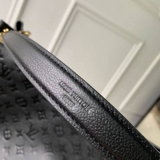 Luxury Replica Louis Vuitton Hobo Metis Bag M27189 in Black Knockoff Mirror Quality Replica Louis Vuitton Hobo Metis Bag M27189 in Black Clone