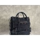 Mirror Quality Replica Balenciaga Le City Bag in Black Washed Denim Clone