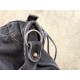 Mirror Quality Replica Balenciaga Le City Bag in Black Washed Denim Clone