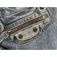 Mirror Quality Replica Balenciaga Le City Bag in Blue Washed Denim Clone