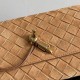 Mirror Quality Replica Bottega Veneta Andiamo Suede Clutch in Brown Clone