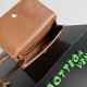 Mirror Quality Replica Bottega Veneta Andiamo Suede Clutch in Brown Clone