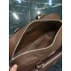 Mirror Quality Replica Prada Medium Top Handle Bag in Brown Clone