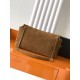 Luxury Replica YSL Saint Laurent Calypso Large Brown Suede Shoulder Bag Knockoff Mirror Quality Replica YSL Saint Laurent Calypso Large Brown Suede Shoulder Bag Clone