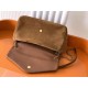 Luxury Replica YSL Saint Laurent Calypso Large Brown Suede Shoulder Bag Knockoff Mirror Quality Replica YSL Saint Laurent Calypso Large Brown Suede Shoulder Bag Clone