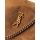 Luxury Replica YSL Saint Laurent Calypso Large Brown Suede Shoulder Bag Knockoff Mirror Quality Replica YSL Saint Laurent Calypso Large Brown Suede Shoulder Bag Clone