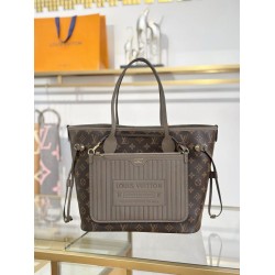 Mirror Quality Replica Louis Vuitton Neverfull Inside Out MM Bag M25664 Smoke Clone