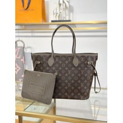 Mirror Quality Replica Louis Vuitton Neverfull Inside Out MM Bag M25664 Smoke Clone