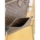 Mirror Quality Replica Louis Vuitton Neverfull Inside Out MM Bag M25664 Smoke Clone