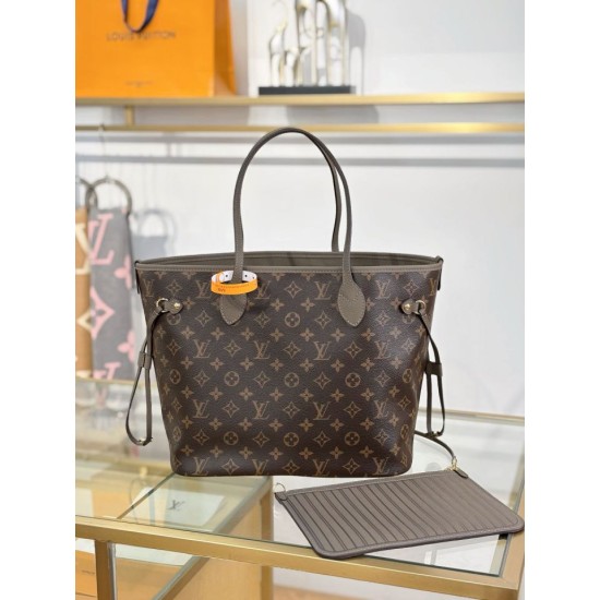 Mirror Quality Replica Louis Vuitton Neverfull Inside Out MM Bag M25664 Smoke Clone