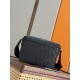 Mirror Quality Replica Dior Oblique Jacquard Men's Shoulder Bag Black Clone
