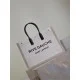 Mirror Quality Replica YSL Saint Laurent Rive Gauche Beige Tote Bag Clone